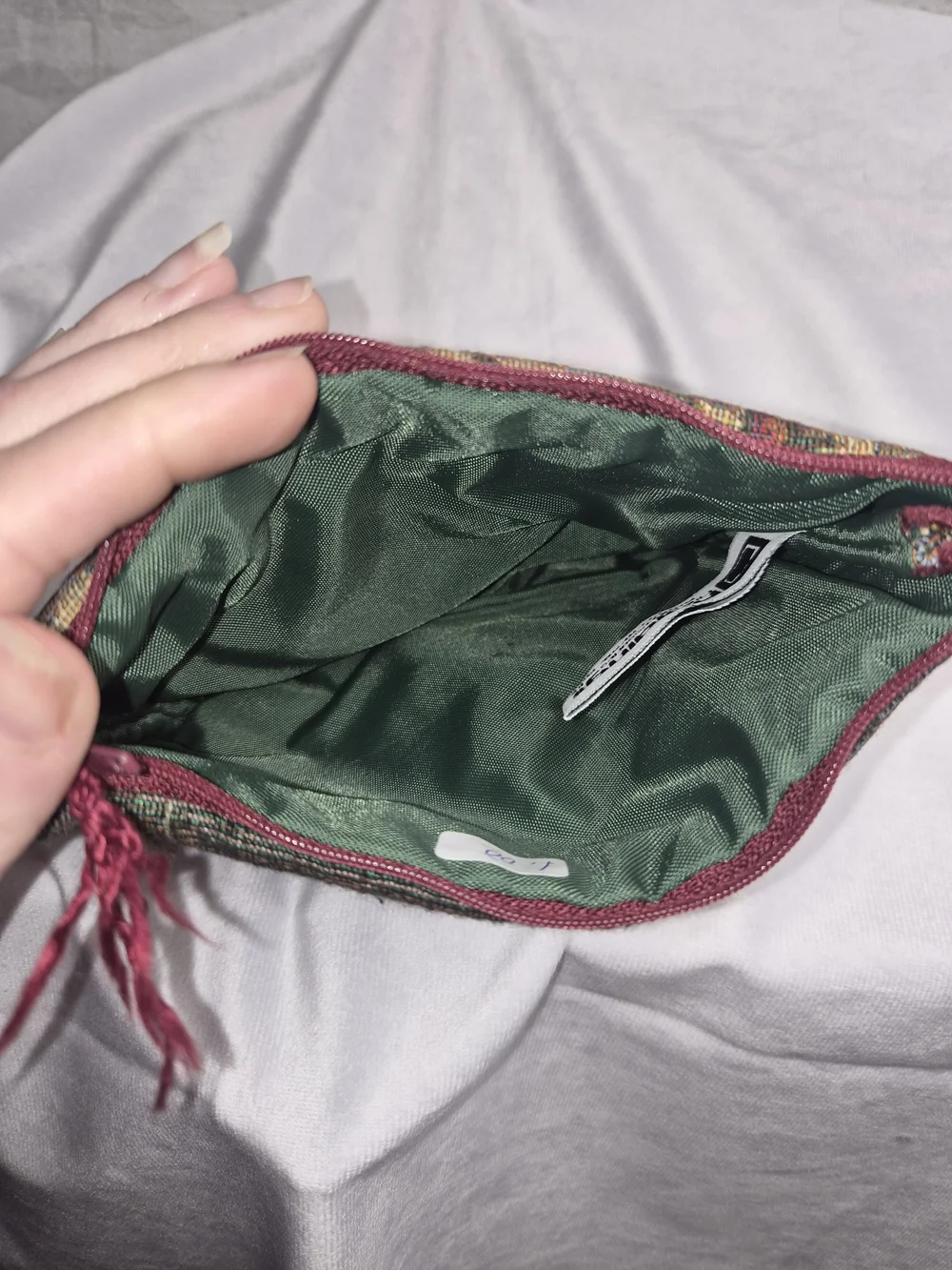Vintage Holdings Fine Accessories Tapestry Coin Purse Cosmetic Pouch Victorian